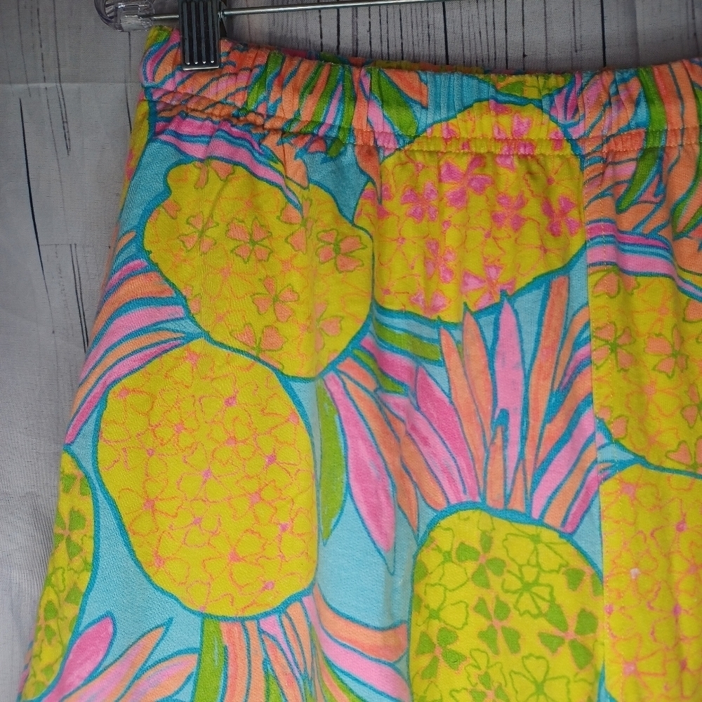 Chubbies Hooligans Neon Pineapple Retro Preppy Men's Lounge Shorts - Picture 4 of 11